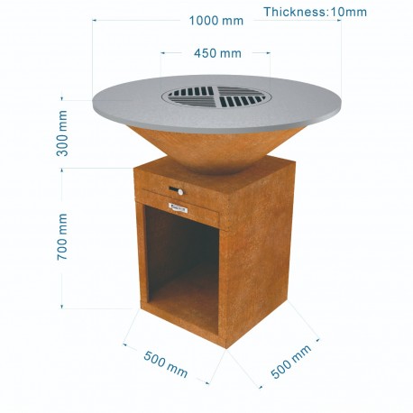 "Brasero ""Brasilor Ø100Cm"" - Patio"