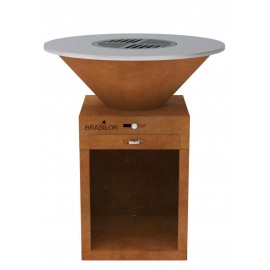 Brasero Ø100cm en Acier Corten
