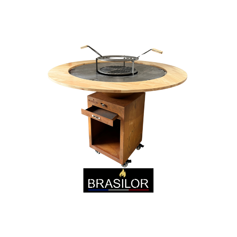 Brasero Ø100cm en Acier Corten