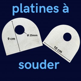 platine fixation pouce hydraulique / grappin