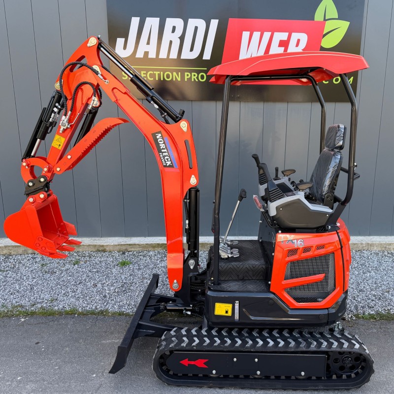MINI PELLE NORTECK TX16 PRO 1,5 Tonne kubota