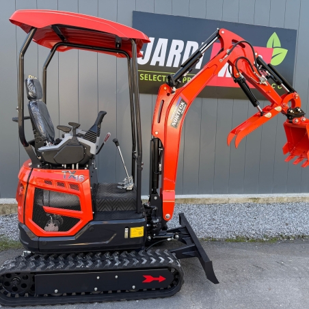 MINI PELLE NORTECK TX16 PRO 1,5 Tonne moteur kubota
