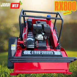 Tondeuse Débroussailleuse à chenilles télécommandée hybride