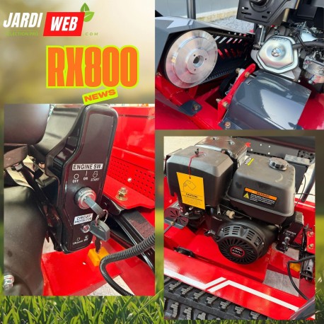 Tondeuse Débroussailleuse à chenilles télécommandée hybride Tondeuse Débroussailleuse à chenilles télécommandée hybride