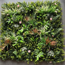 High-end Artificial Plant Wall – Luxurious Nature Effect 1m X 1m