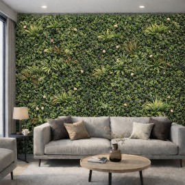 Mur Végétal Artificiel Haut de Gamme – Effet Nature Luxueux 1m X 1m