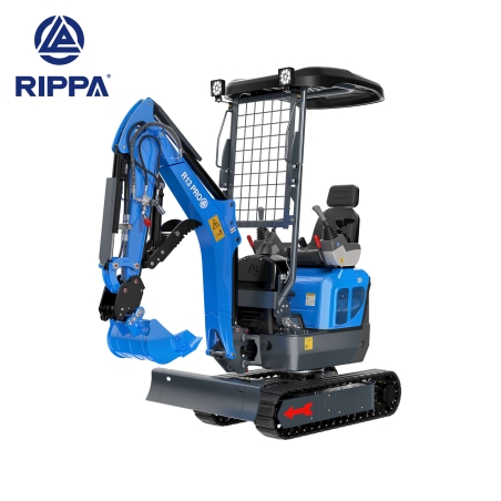 mini pelle 1t2 rippa moteur kubota