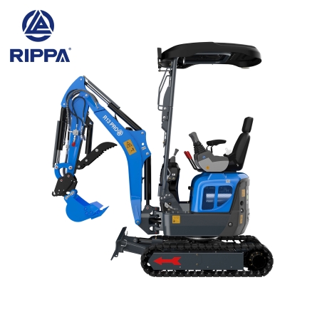mini pelle 1t2 rippa moteur kubota