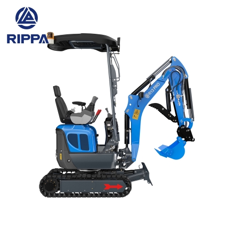 mini pelle 1t2 rippa moteur kubota