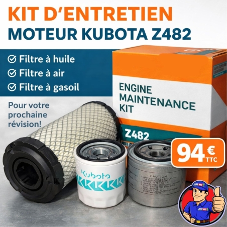 Kit vidange pour moteur KUBOTA Z482