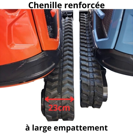 MINI PELLE NORTECK TX16 PRO 1,5 Tonne moteur kubota