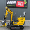 Mini-Pelle NORTECK SX6 - 660 kilos 3 Godets + râteau + dent ripper + attache rapide + pouce mécanique