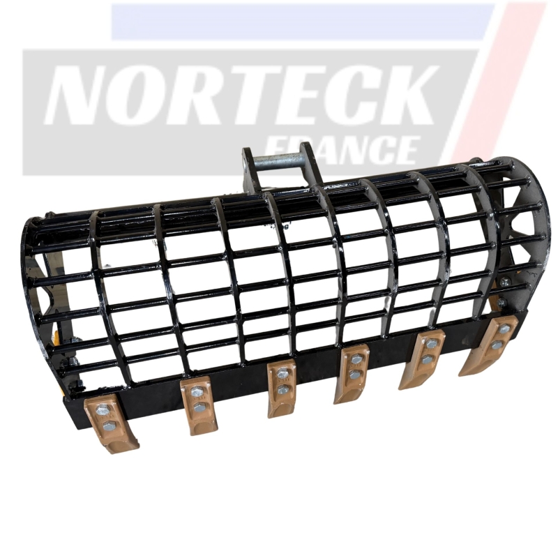 Godet grille / cribleur / squelette pour mini pelle 80 cm Godet grille / cribleur / squelette pour mini pelle 80 cm