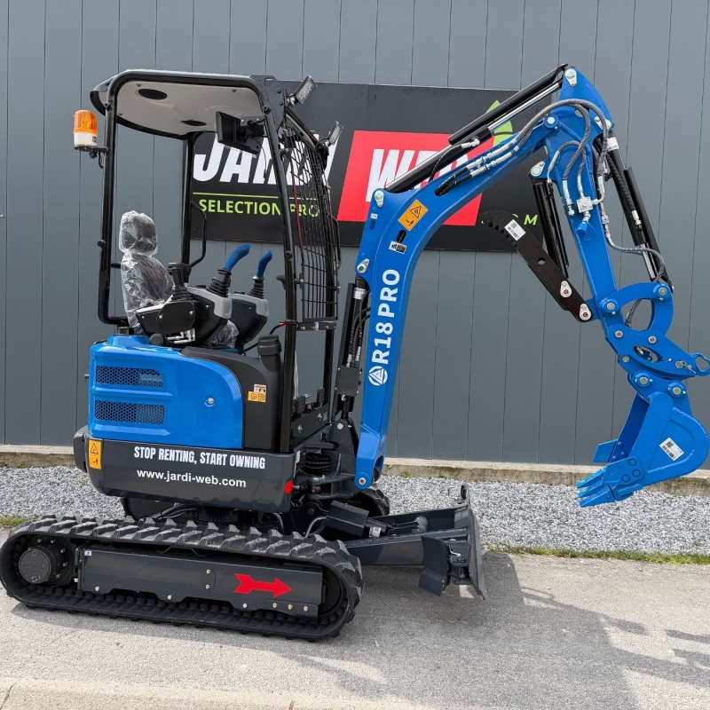 MINI PELLE 1T8 RIPPA R18 MOTEUR KUBOTA