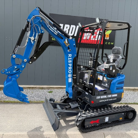 MINI PELLE 1T8 RIPPA R18 MOTEUR KUBOTA