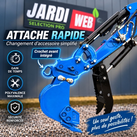 Mini-Pelle RIPPA R10 1T Kubota | Jardi-Web