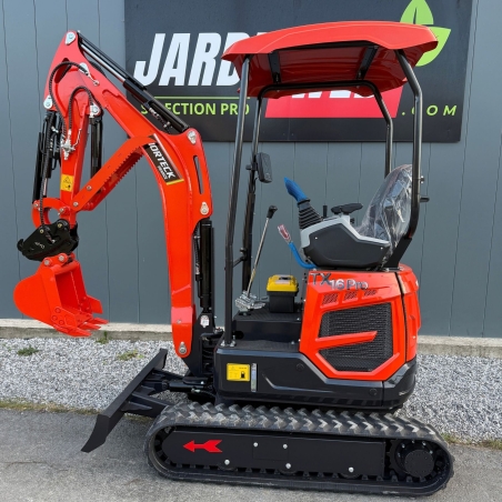 Norteck TX16 Pro 1.5T Mini Excavator Kubota | Jardi-Web